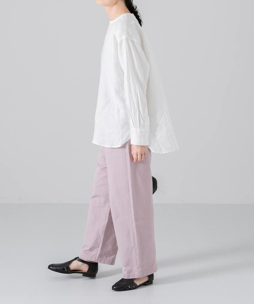 かぐれ（カグレ）の「コットンワッシャーストレートイージーパンツ（その他パンツ・レディース・アイボリー/ピンク/ブルー・FREE）」の21枚目の写真