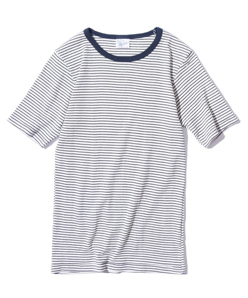 MILLER（ミラー）の「R.P.miller/ミラー H/S CREW TEE クルーネックTシャツ インナー（Tシャツ/カットソー・レディース・ブラウン/ホワイト/ホワイト×ネイビー/オレンジ/グリーン/グレー/アイボリー/モカ/イエロー・FREE）」の17枚目の写真