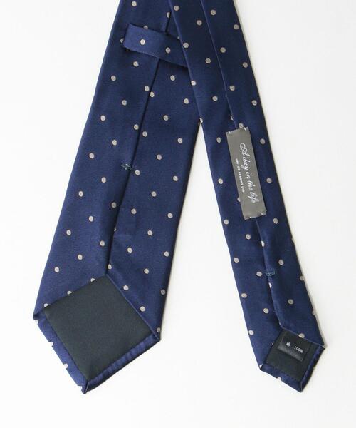 UNITED ARROWS LTD. OUTLET（ユナイテッドアローズアウトレット）の「＜A DAY IN THE LIFE＞ドットタイ（ネクタイ・メンズ・パープル・FREE）」の3枚目の写真