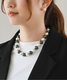 Editors Draw | パールチョーカー/ネックレス【 Ria. Jaysmee 】(ネックレス)