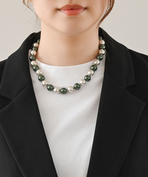 Editors Draw（エディターズドロー）の「パールチョーカー/ネックレス【 Ria. Jaysmee 】（ネックレス・レディース・シルバー系その他2/ホワイト系その他2/シルバー系その他/ホワイト系その他・ONE SIZE）」の11枚目の写真