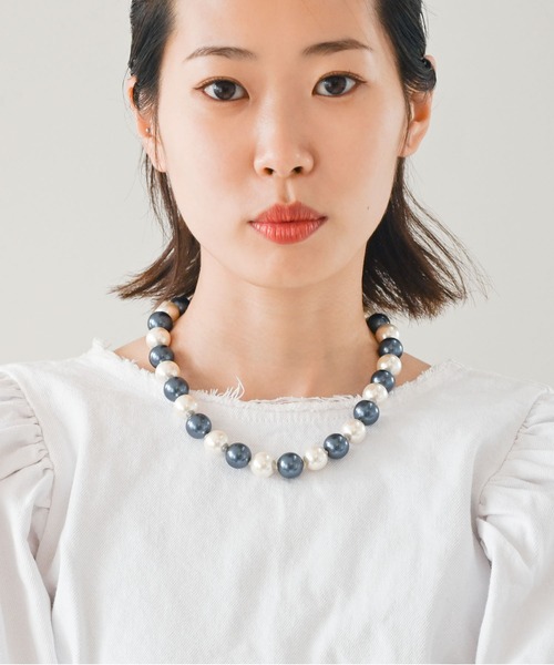 Editors Draw（エディターズドロー）の「パールチョーカー/ネックレス【 Ria. Jaysmee 】（ネックレス・レディース・シルバー系その他2/ホワイト系その他2/シルバー系その他/ホワイト系その他・ONE SIZE）」の5枚目の写真