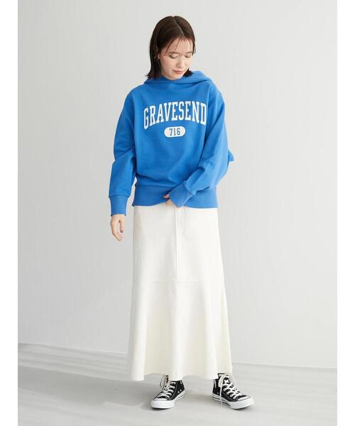 Green　Parks（グリーンパークス）の「切替マーメイドデニムスカート＊（スカート・レディース・ライトインディゴブルー/ホワイト系その他2・M/L）」の8枚目の写真