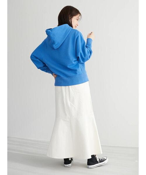 Green　Parks（グリーンパークス）の「切替マーメイドデニムスカート＊（スカート・レディース・ライトインディゴブルー/ホワイト系その他2・M/L）」の9枚目の写真