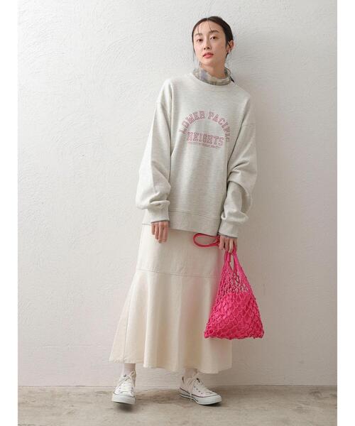 Green　Parks（グリーンパークス）の「切替マーメイドデニムスカート＊（スカート・レディース・ライトインディゴブルー/ホワイト系その他2・M/L）」の21枚目の写真