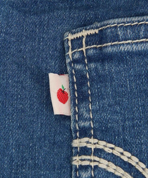 EDWIN（エドウィン）の「【KIDS】【EDWIN/エドウィン】ベーシックスカート（デニムスカート・キッズ・ブルー・120/130）」の4枚目の写真