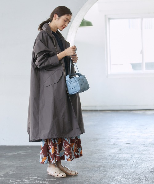 ROPE'(ロペ)の「ロングマウンテンパーカー(モッズコート・レディース・キナリ/ダークブラウン・36/38)」の6枚目の写真