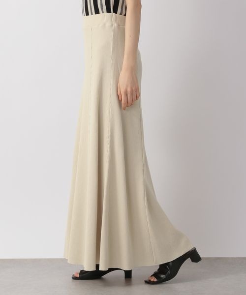 LOWRYS FARM（ローリーズファーム）の「ワッフルマーメイドスカート 273437（スカート・レディース・ブラック/オレンジ/アイボリー/ブラウン/グリーン・FREE）」の7枚目の写真