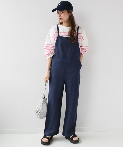 みーたん relume JOURNALSTANDARD リネンサロペット JOURNAL STANDARD relume｜《追加》手洗い可 / No.14フレンチ