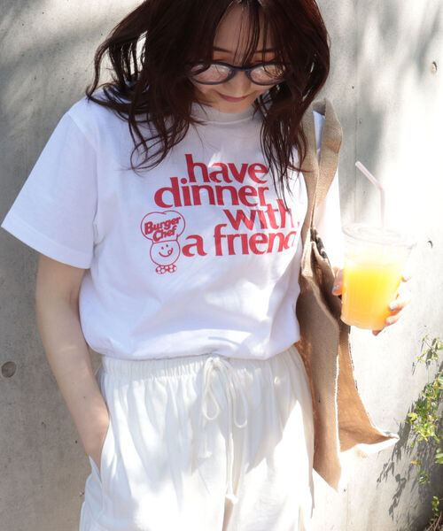 GOOD ROCK SPEED（グッドロックスピード）の「【FREDY別注】【GOOD ROCK SPEED/グッドロックスピード】BURGER CHEF Tシャツ（Tシャツ/カットソー・レディース・オフホワイト・FREE）」の4枚目の写真