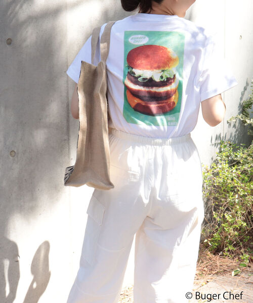 GOOD ROCK SPEED（グッドロックスピード）の「【FREDY別注】【GOOD ROCK SPEED/グッドロックスピード】BURGER CHEF Tシャツ（Tシャツ/カットソー・レディース・オフホワイト・FREE）」の10枚目の写真