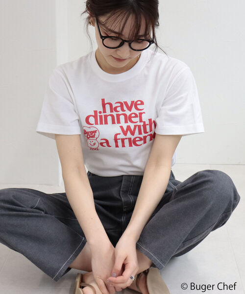 GOOD ROCK SPEED（グッドロックスピード）の「【FREDY別注】【GOOD ROCK SPEED/グッドロックスピード】BURGER CHEF Tシャツ（Tシャツ/カットソー・レディース・オフホワイト・FREE）」の20枚目の写真