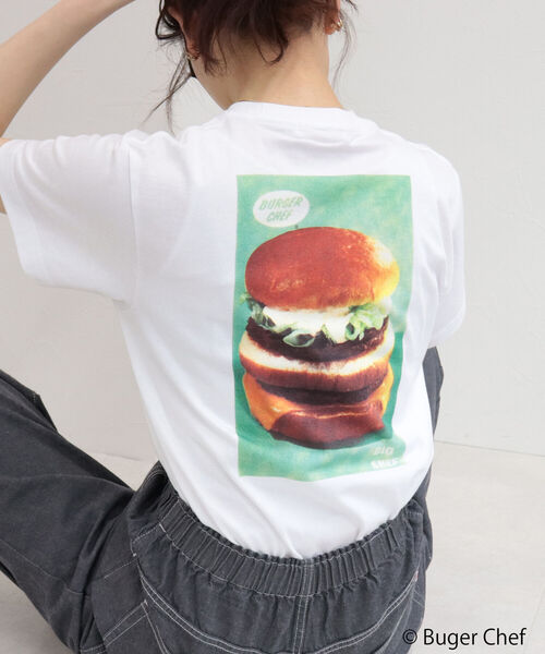 GOOD ROCK SPEED（グッドロックスピード）の「【FREDY別注】【GOOD ROCK SPEED/グッドロックスピード】BURGER CHEF Tシャツ（Tシャツ/カットソー・レディース・オフホワイト・FREE）」の17枚目の写真
