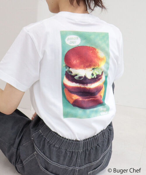 GOOD ROCK SPEED（グッドロックスピード）の「【FREDY別注】【GOOD ROCK SPEED/グッドロックスピード】BURGER CHEF Tシャツ（Tシャツ/カットソー・レディース・オフホワイト・FREE）」の16枚目の写真