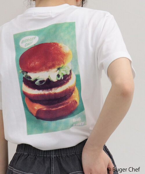 GOOD ROCK SPEED（グッドロックスピード）の「【FREDY別注】【GOOD ROCK SPEED/グッドロックスピード】BURGER CHEF Tシャツ（Tシャツ/カットソー・レディース・オフホワイト・FREE）」の15枚目の写真