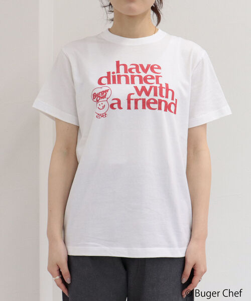 GOOD ROCK SPEED（グッドロックスピード）の「【FREDY別注】【GOOD ROCK SPEED/グッドロックスピード】BURGER CHEF Tシャツ（Tシャツ/カットソー・レディース・オフホワイト・FREE）」の14枚目の写真