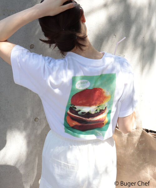 GOOD ROCK SPEED（グッドロックスピード）の「【FREDY別注】【GOOD ROCK SPEED/グッドロックスピード】BURGER CHEF Tシャツ（Tシャツ/カットソー・レディース・オフホワイト・FREE）」の22枚目の写真