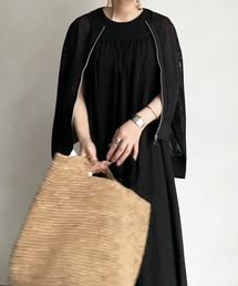 メッシュニットブルゾン