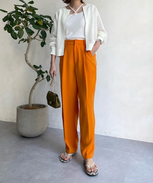 DouDou（ドゥドゥ）の「メッシュニットブルゾン（カーディガン/ボレロ・レディース・ブラック/ベージュ/オフホワイト・FREE）」の4枚目の写真