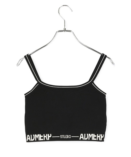 ADAM ET ROPE'（アダムエロペ）の「【サステナブル】エコペットロゴブラトップ（その他アンダーウェア/インナー・レディース・ブラック/ホワイト・FREE）」の3枚目の写真