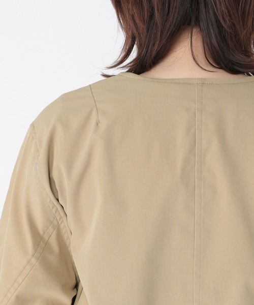 studio CLIP(スタディオクリップ)の「ノーカラーMA-1(MA-1・レディース・ベージュ/カーキ・FREE)」の15枚目の写真