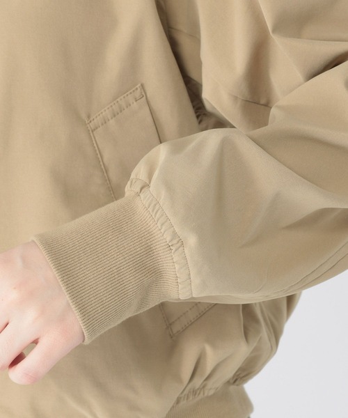 studio CLIP(スタディオクリップ)の「ノーカラーMA-1(MA-1・レディース・ベージュ/カーキ・FREE)」の10枚目の写真