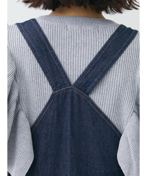 Petit fleur(プチフルール)の「・Petit Fleur デニムマーメイドジャンスカ(ジャンパースカート・レディース・ライトインディゴブルー/インディゴブルー・FREE)」の12枚目の写真