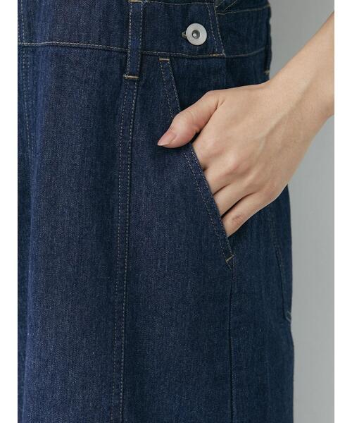 Petit fleur(プチフルール)の「・Petit Fleur デニムマーメイドジャンスカ(ジャンパースカート・レディース・ライトインディゴブルー/インディゴブルー・FREE)」の13枚目の写真