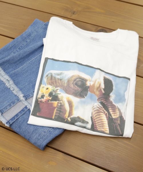 ACCOMMODE(アコモデ)の「E.T. フィルムアートTシャツ(Tシャツ/カットソー・レディース・A/B・FREE)」の9枚目の写真