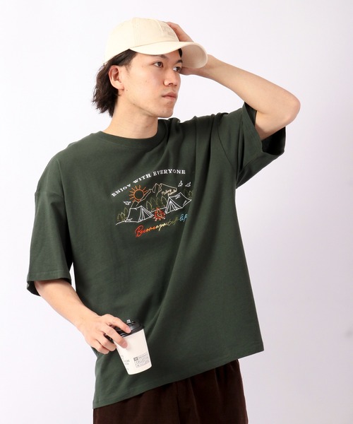 FUNALIVE(ファンアライブ)の「SUNNY APARTMENT USAコットン ビックシルエット 刺繍/プリント 半袖Tシャツ(Tシャツ/カットソー・メンズ・その他1/その他3/L/N/P/R/U/X/C/J/I/K/W/M/D/Q/E/Y/F/V/S/B/A/H/T/G/Z/その他4/その他5/O/その他/その他2・LL/M/L)」の14枚目の写真