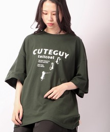 SUNNY APARTMENT USAコットン ビックシルエット 刺繍/プリント 半袖Tシャツ