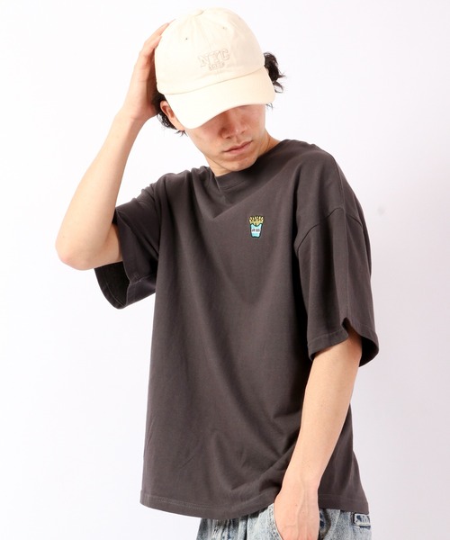 ★STONE ★ワン プリント コットン ジャージ 半袖 Tシャツ STONE ISLAND - 【ラスト1点】COTTON JERSEY_GARMENT DYED 82/22