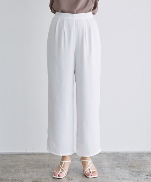 Pierrot(ピエロ)の「シアーストレートパンツ(その他パンツ・レディース・オフホワイト/グレー・M/L/PM)」の9枚目の写真