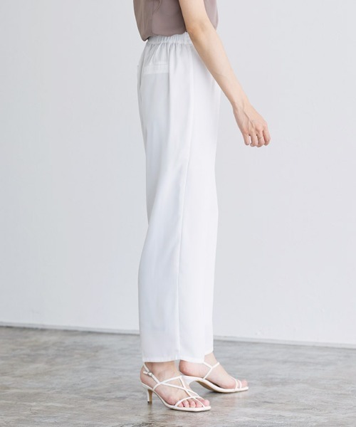 Pierrot(ピエロ)の「シアーストレートパンツ(その他パンツ・レディース・オフホワイト/グレー・M/L/PM)」の4枚目の写真