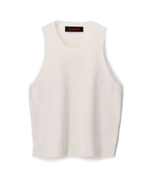 caban | CABaN コットンポリエステル アメリカンスリーブクロップドプルオーバー(ニット/セーター)