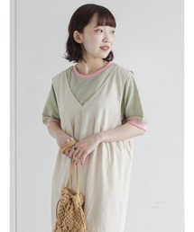 ehka sopo | バイカラージャカードプルオーバー(Tシャツ/カットソー)