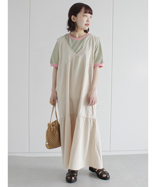 ehka sopo（エヘカソポ）の「バイカラージャカードプルオーバー（Tシャツ/カットソー・レディース・ブラック/レッド/オフホワイト/グリーン・ﾌﾘ-）」の14枚目の写真