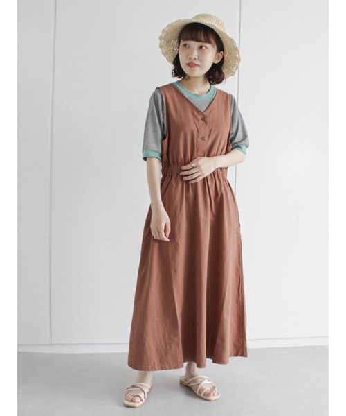 ehka sopo（エヘカソポ）の「バイカラージャカードプルオーバー（Tシャツ/カットソー・レディース・ブラック/レッド/オフホワイト/グリーン・ﾌﾘ-）」の18枚目の写真