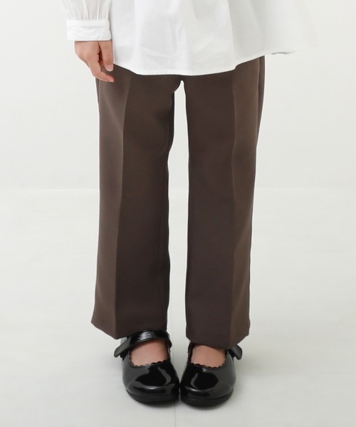 devirock（デビロック）の「ツイル フレアパンツ（その他パンツ・キッズ・ブラック/ダークブラウン/チャコール・110cm/120cm/130cm/140cm/150cm/160cm/100cm）」の3枚目の写真