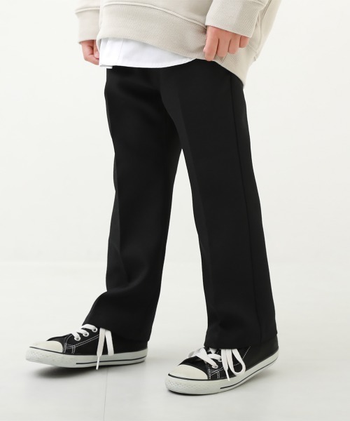 devirock（デビロック）の「ツイル フレアパンツ（その他パンツ・キッズ・ブラック/ダークブラウン/チャコール・110cm/120cm/130cm/140cm/150cm/160cm/100cm）」の2枚目の写真