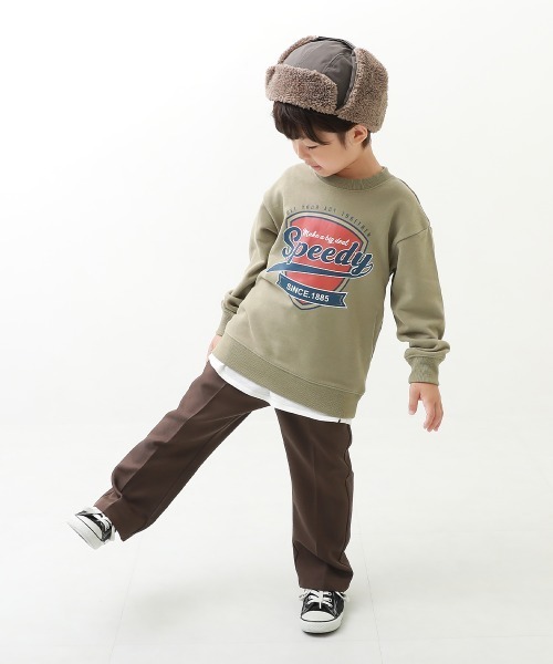 devirock（デビロック）の「ツイル フレアパンツ（その他パンツ・キッズ・ブラック/ダークブラウン/チャコール・110cm/120cm/130cm/140cm/150cm/160cm/100cm）」の6枚目の写真