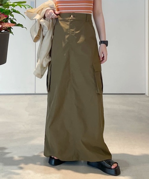 Alley スリット入りカーゴスカート スカート Alley By W Closet アリーバイダブルクローゼット のファッション通販 Zozotown