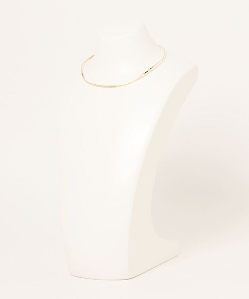 tone（トーン）の「【ECRu.】ツイストチョーカー（チョーカー・レディース・シルバー/ゴールド・FREE）」の5枚目の写真