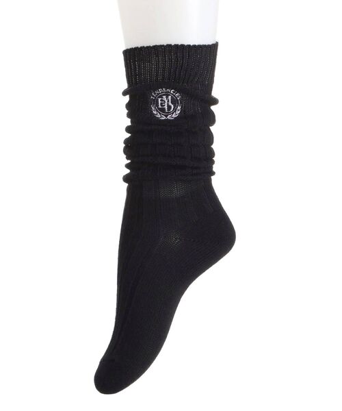 EMODA（エモダ）の「エンブレムルーズソックス（ソックス/靴下・レディース・ホワイト/ブラック・FREE）」の9枚目の写真