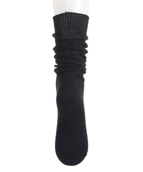 EMODA（エモダ）の「エンブレムルーズソックス（ソックス/靴下・レディース・ホワイト/ブラック・FREE）」の5枚目の写真