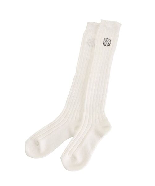 EMODA（エモダ）の「エンブレムルーズソックス（ソックス/靴下・レディース・ホワイト/ブラック・FREE）」の17枚目の写真