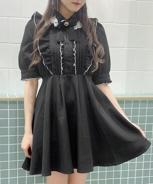 セール ブローチ付きフリルワンピース ワンピース Rojita ロジータ のファッション通販 Zozotown