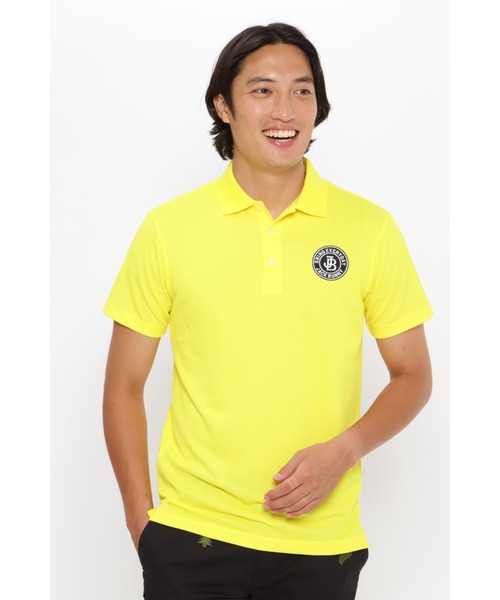 【Jack Bunny!!】キューブジャガード 半袖ポロシャツ