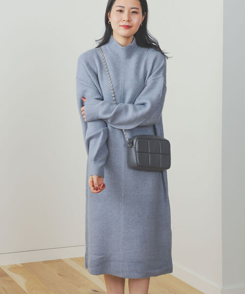 BEAMS HEART（ビームスハート）の「BEAMS HEART / アウトリンキング ワンピース（ワンピース・レディース・ベージュ/サックスブルー/イエロー系その他2・FREE）」の13枚目の写真
