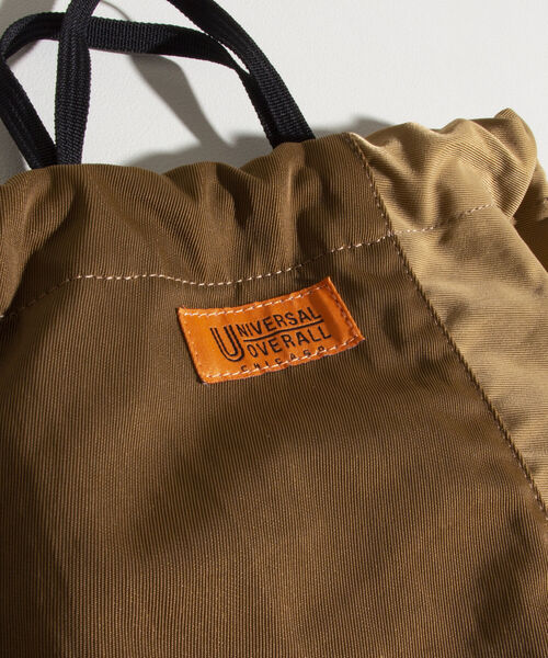 UNIVERSAL OVERALL(ユニバーサルオーバーオール)の「【UNIVERSAL OVERALL/ユニバーサルオーバーオール】ミリタリーツイル巾着バッグ(ショルダーバッグ・メンズ・ブラウン/オリーブ・FREE)」の10枚目の写真